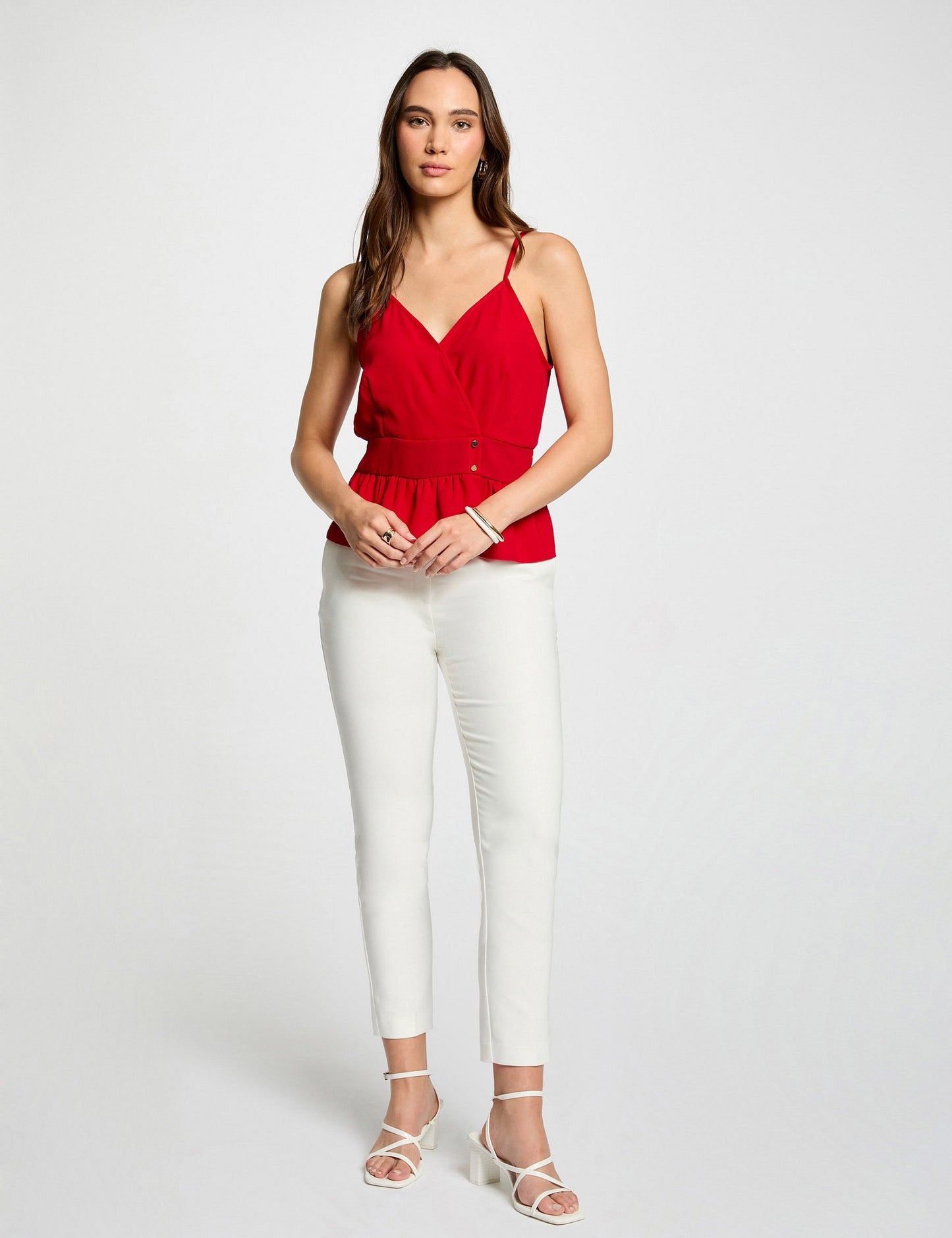 Rechte Cropped City Broek