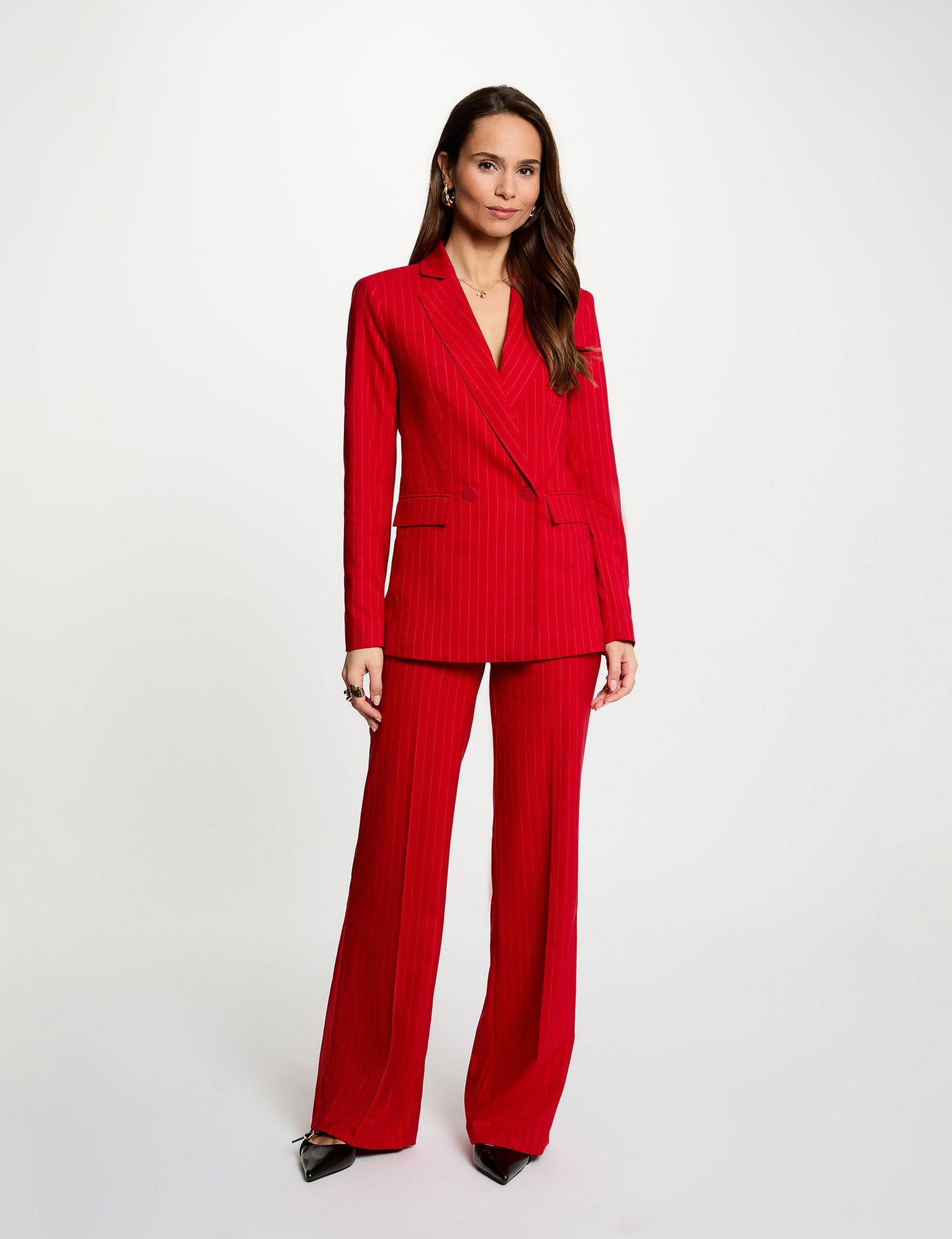Rechte Gestreepte Pantalon