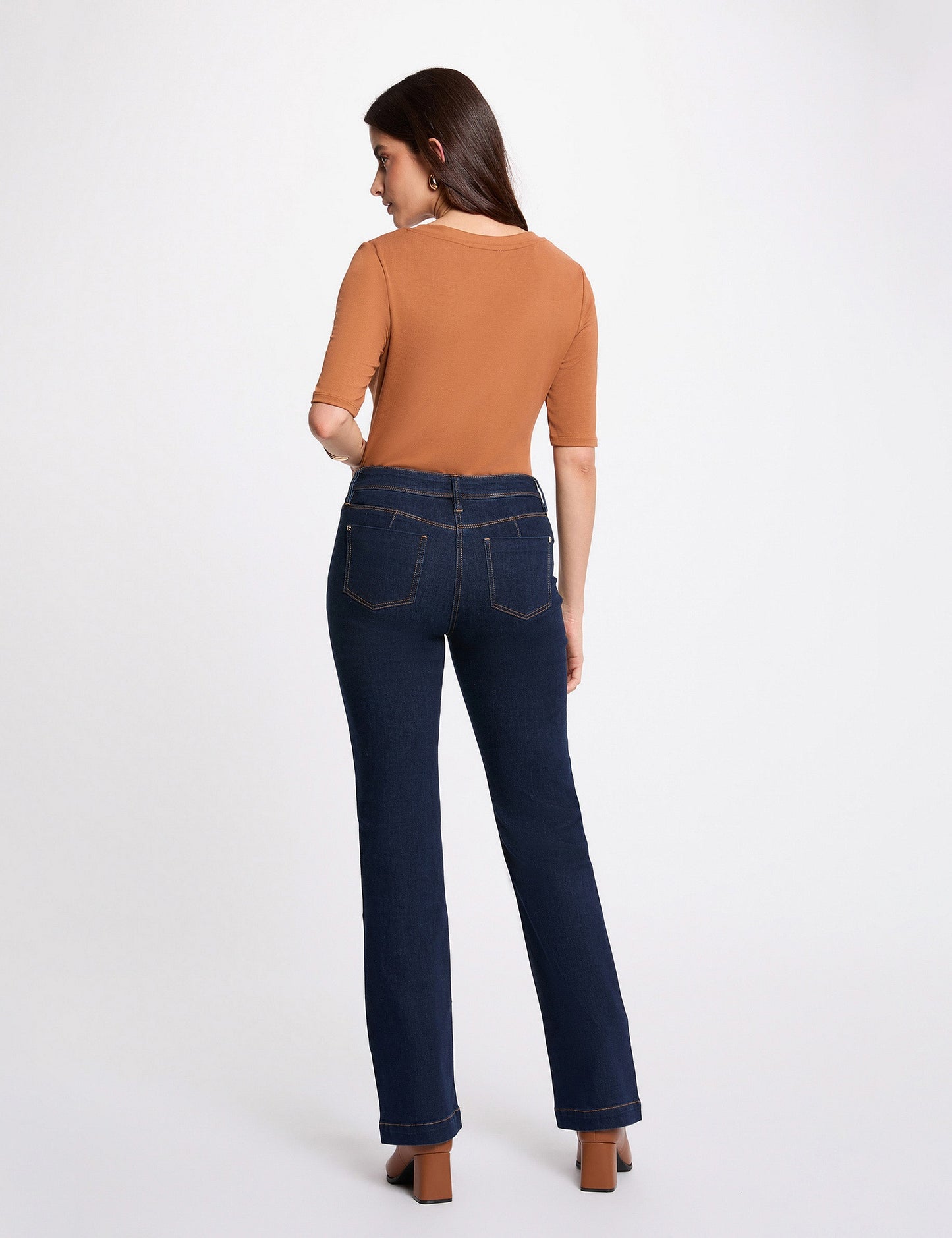Bootcut Jeans met Hoge Taille