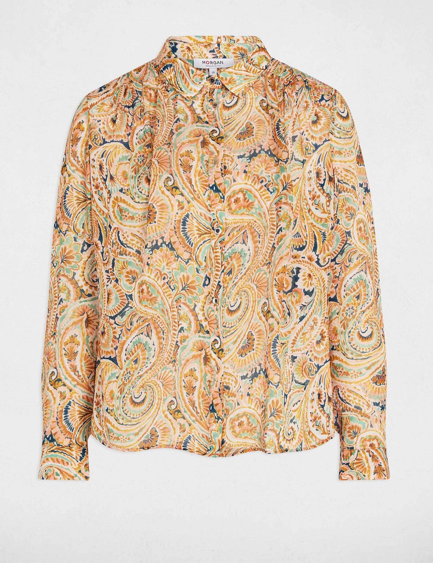 Fijne Top met Spaghettibandjes en Print