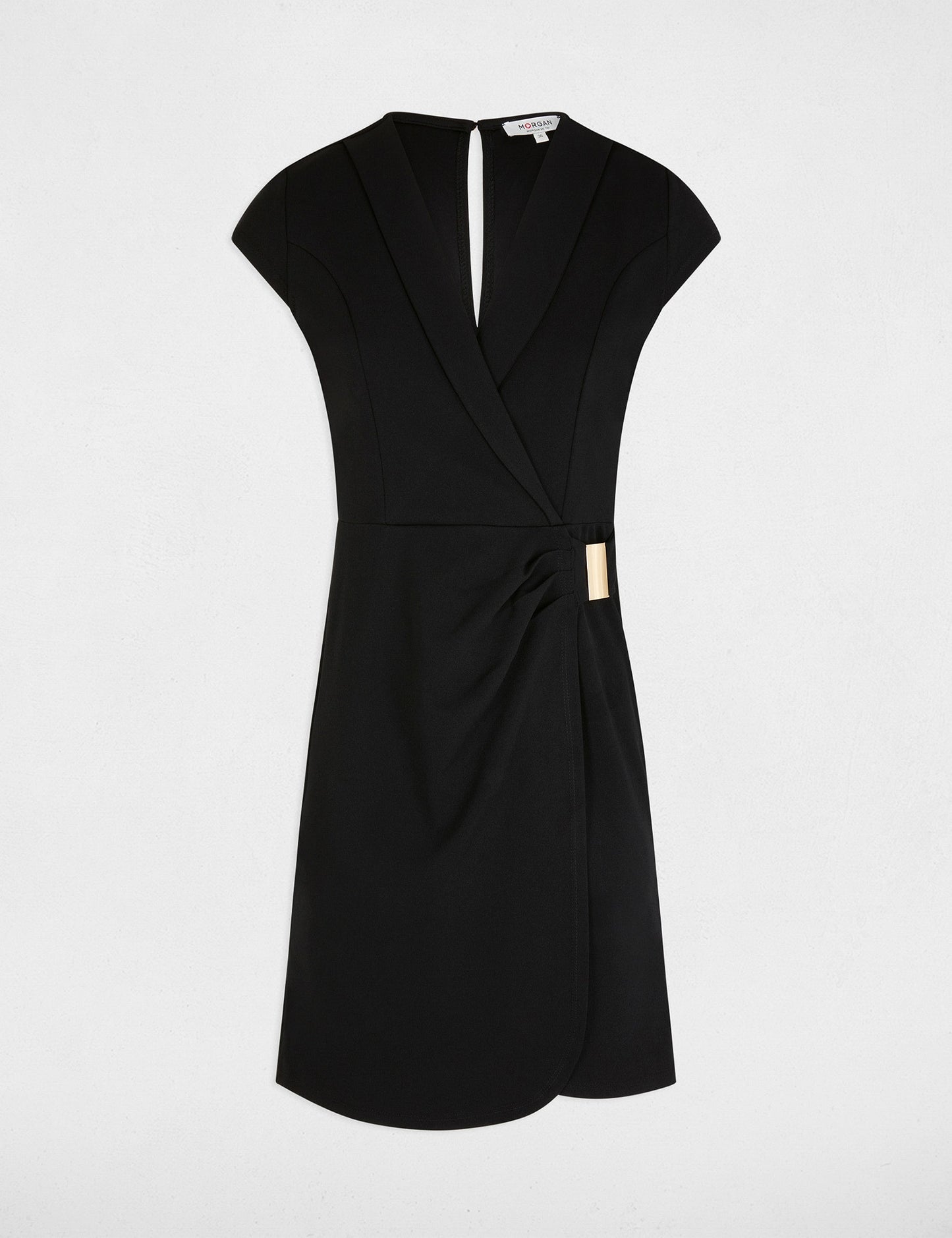 Getailleerde Jurk met Elegante Halslijn