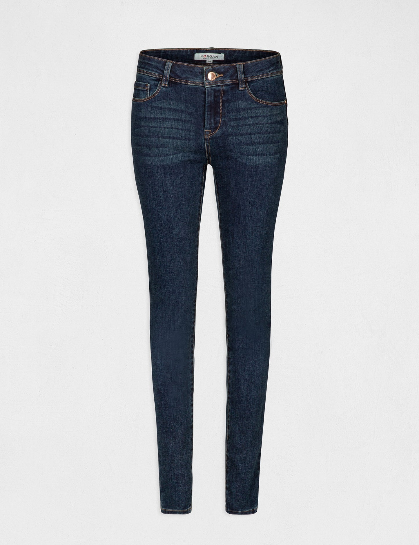 Slim Fit Jeans met Standaard Taille