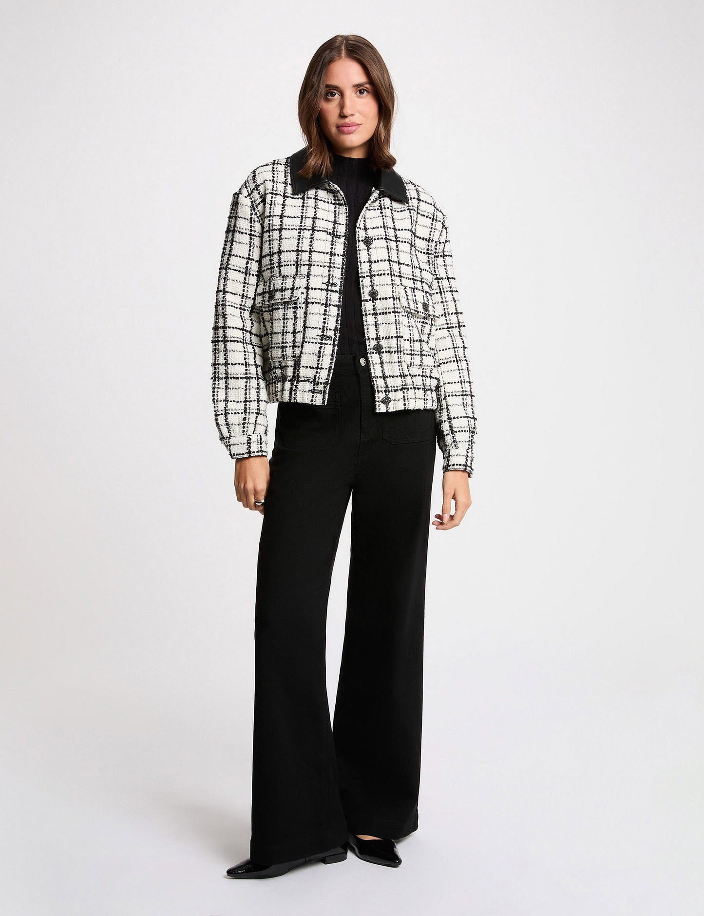 Oversized Tweed Blazer