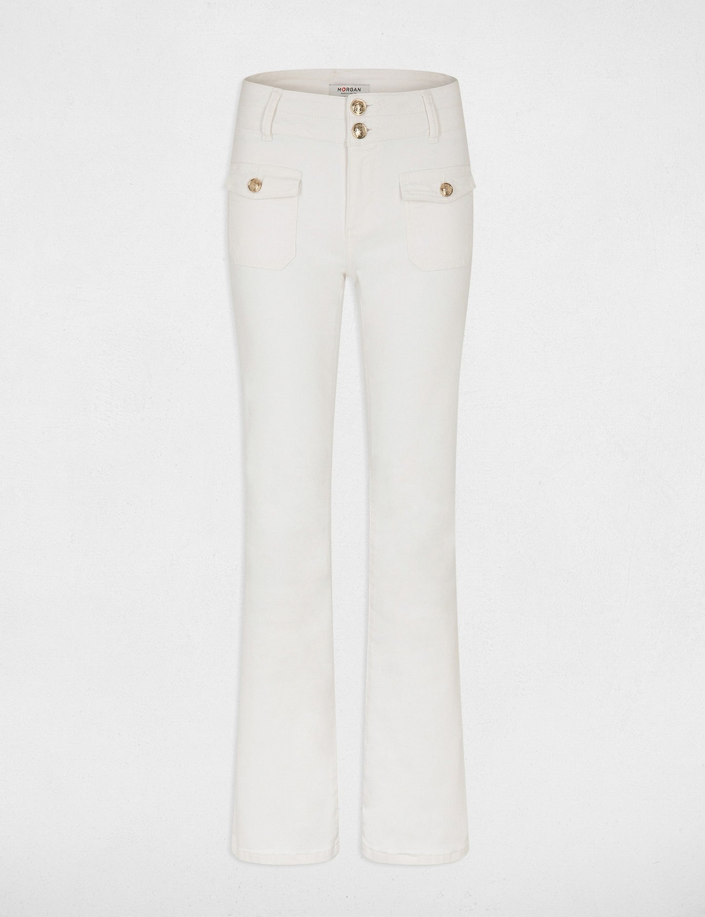 Bootcut Jeans met Klepzakken