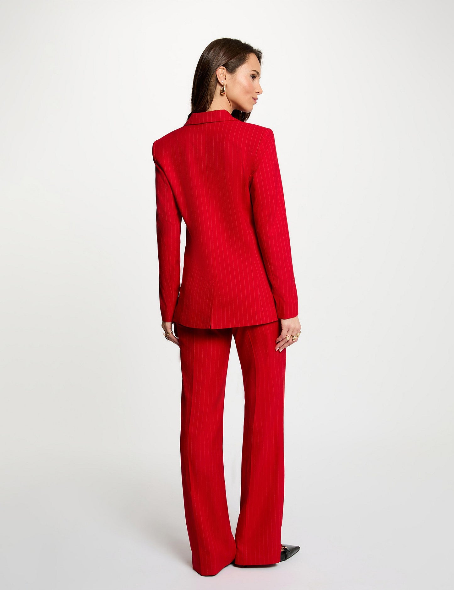 Rechte Gestreepte Pantalon