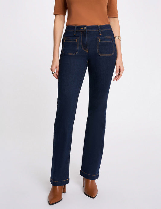 Bootcut Jeans met Hoge Taille