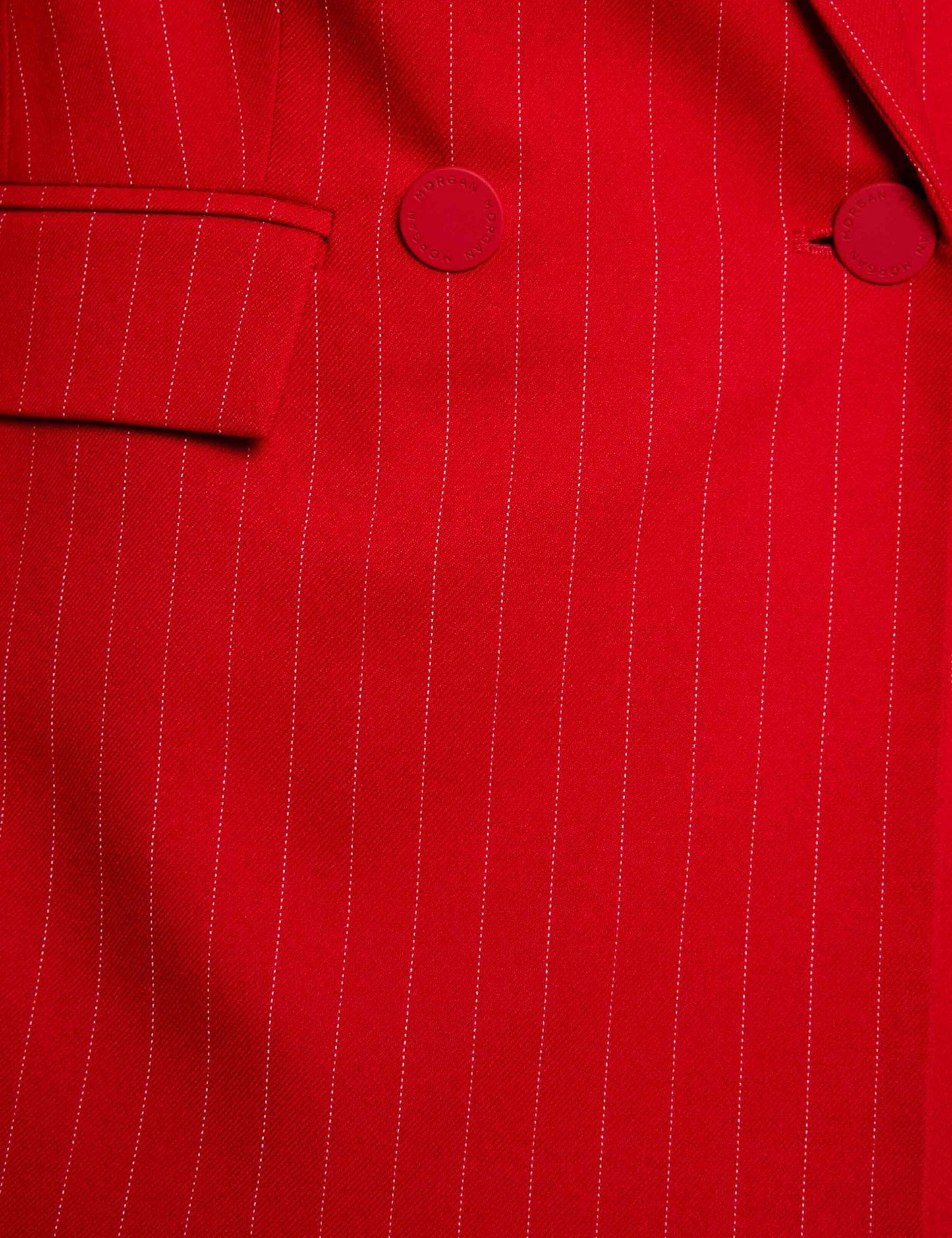 Gestreept Straight Fit Blazer