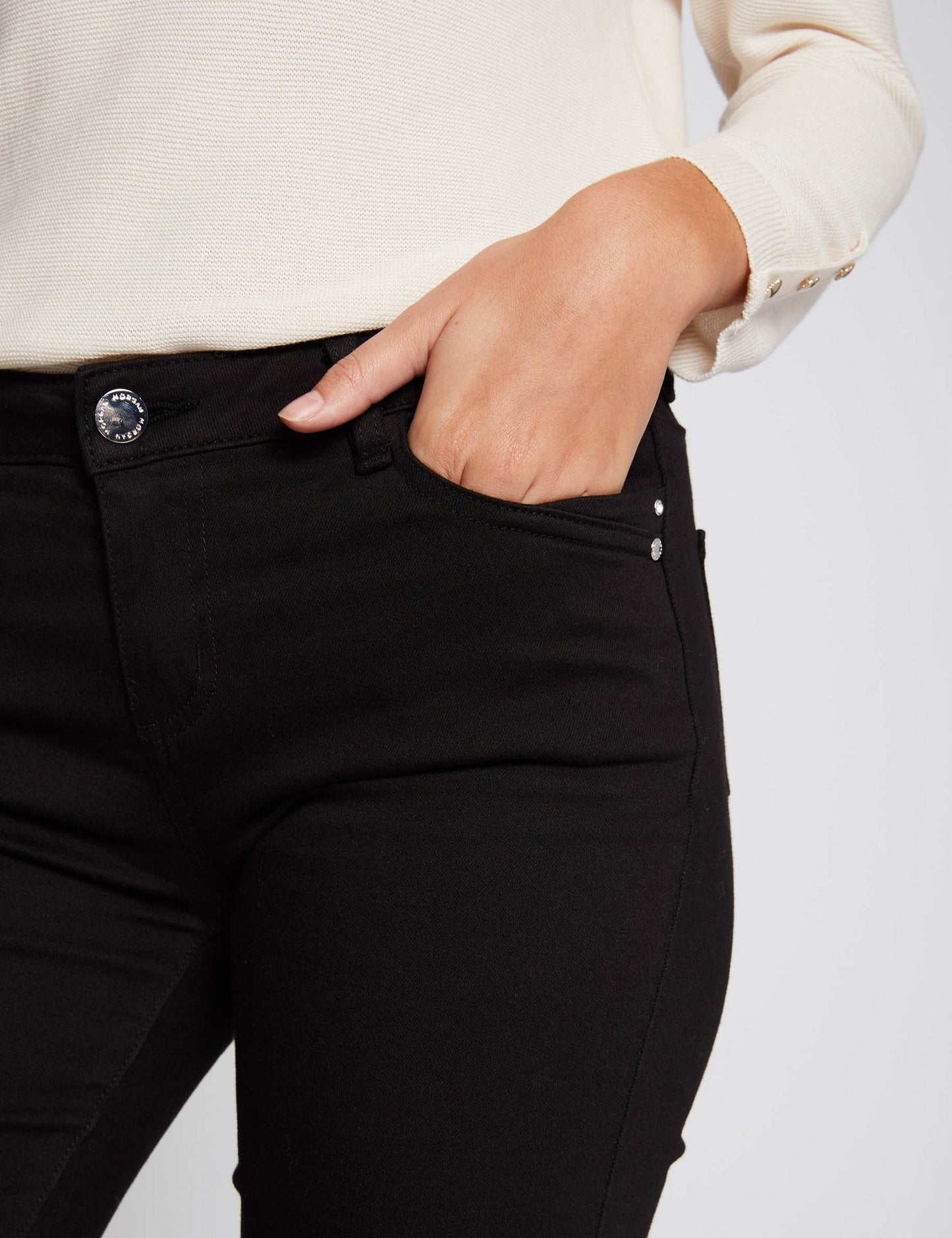 Skinny Broek met Lage Taille
