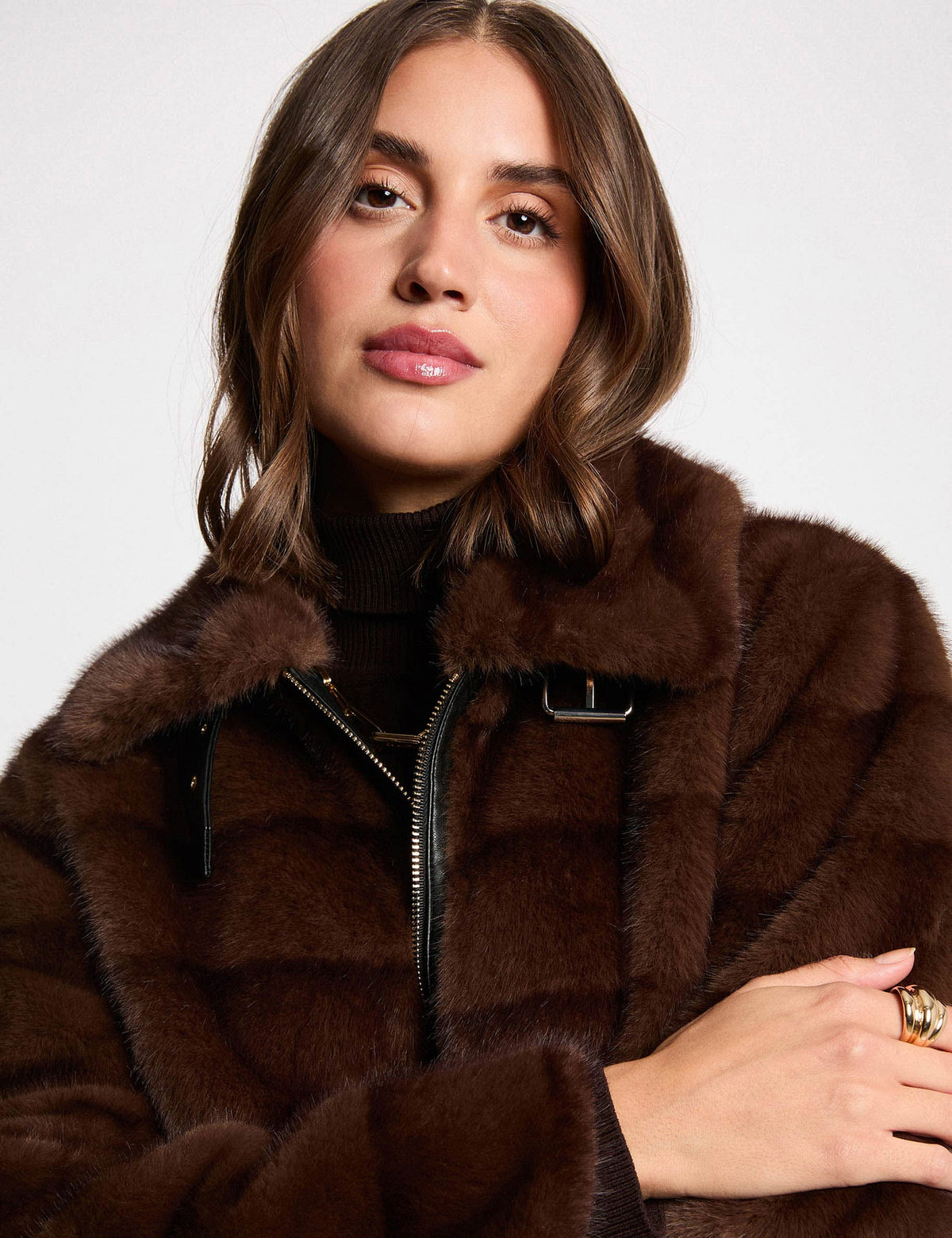 Korte Faux Fur Jas
