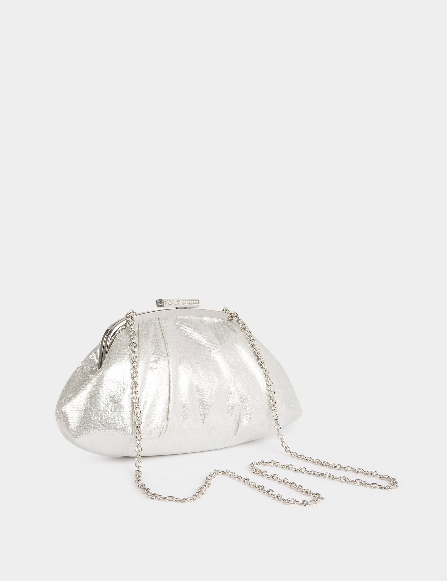 Elegante Clutch met Gedrapeerd Effect