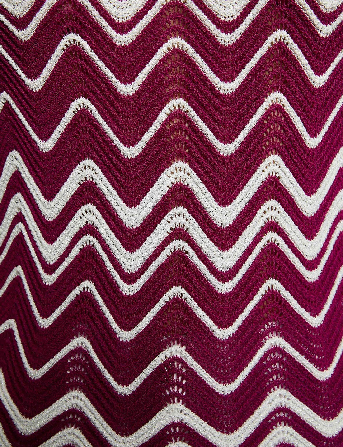 Top met Bustierhals en Chevronprint