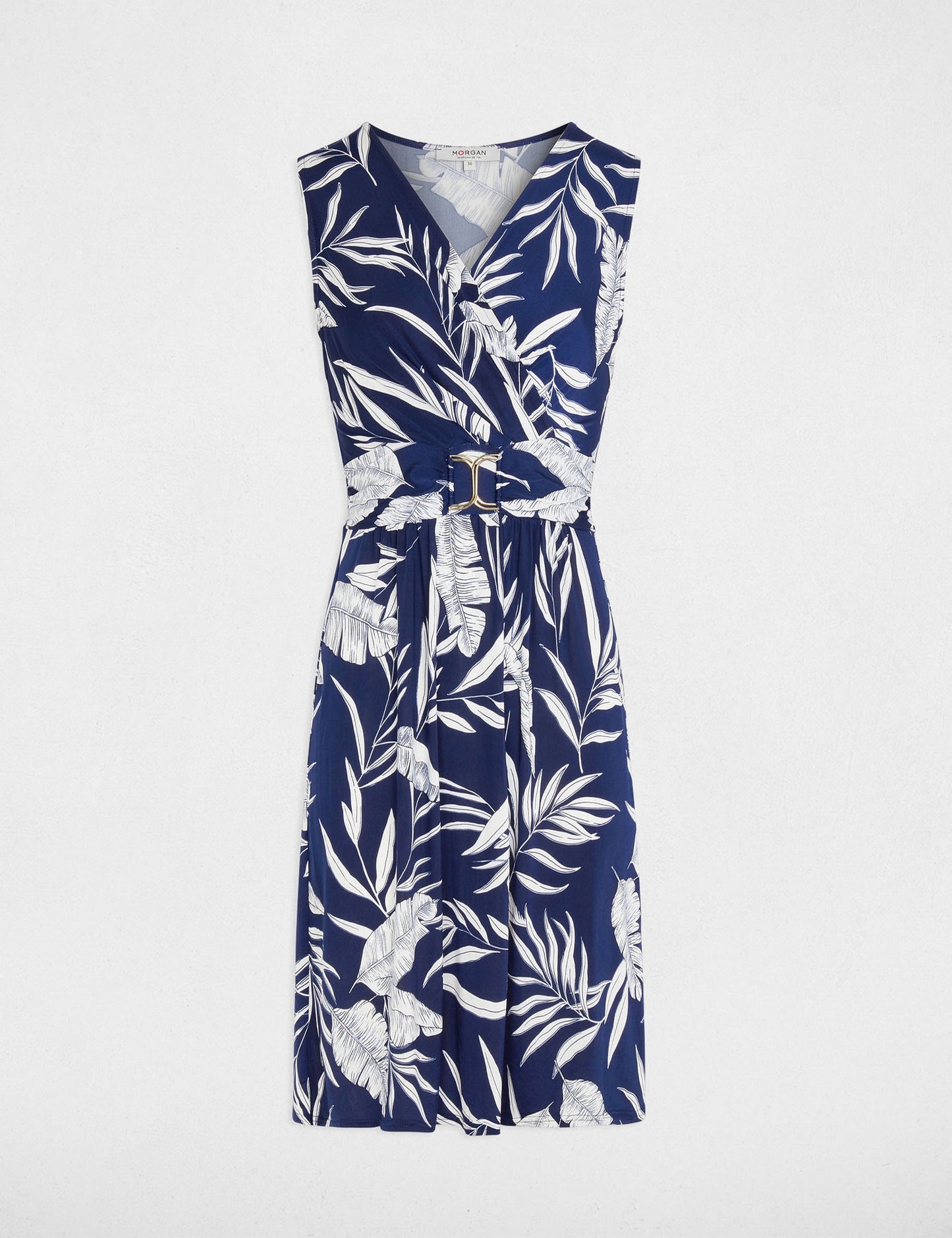 Mouwloze Jurk met Print