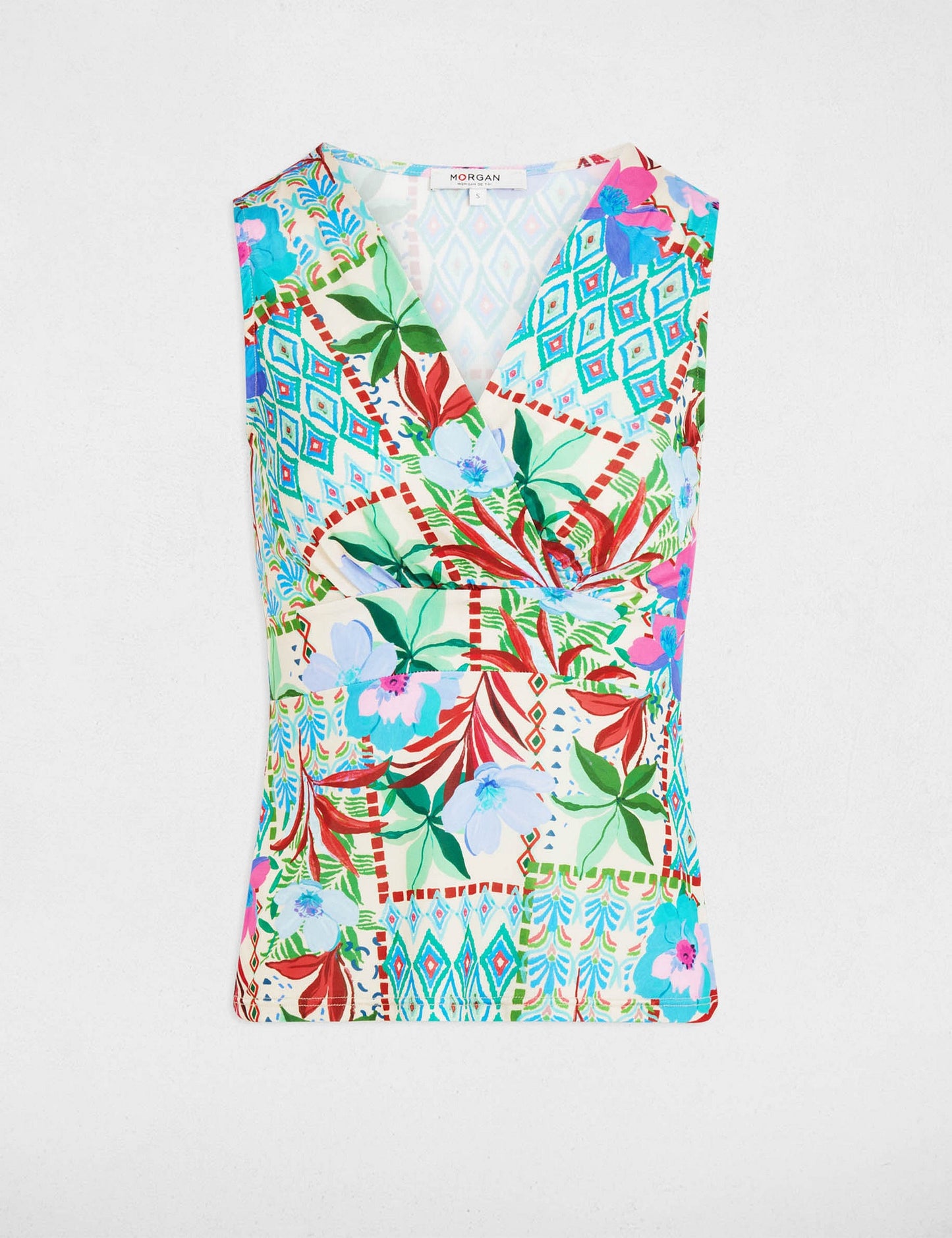 Mouwloze Top met Print