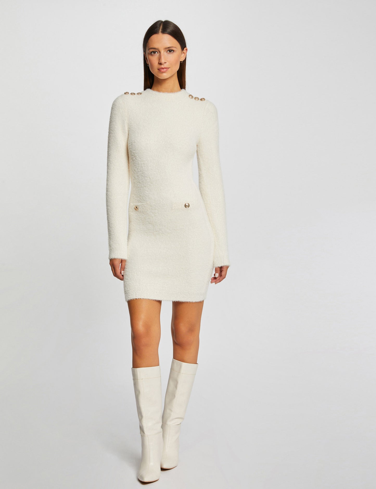 Fitted Dress (Ivory)